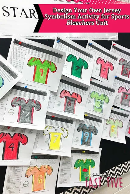 Design Your Own Jersey, Symbolism Activity, Sports, Football, English
